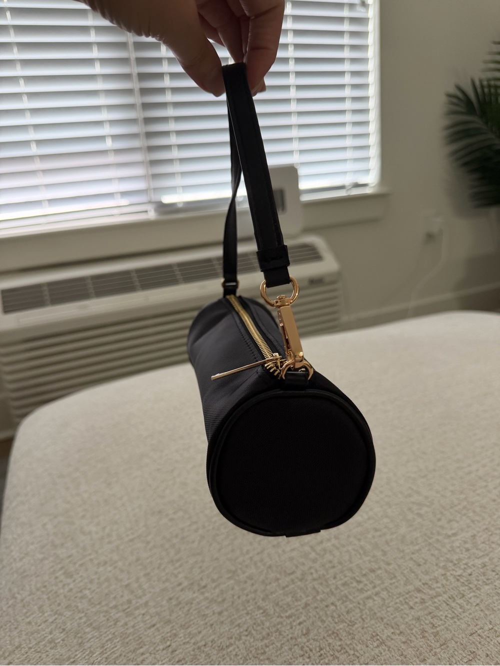 Versace Fragrance Black Barrel Shoulder Bag - Picture 5 of 7
